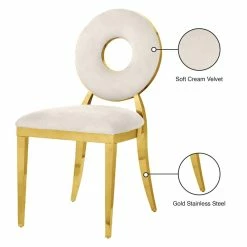 Outlet ๐ฏ Meridian Furniture Carousel Cream Velvet Dining Chair (Set Of 2) ๐ 18 Outlet ๐ฏ Meridian Furniture Carousel Cream Velvet Dining Chair (Set Of 2) ๐ -Cheap Office Chairs Store 2229357 7 L