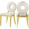 Outlet 💯 Meridian Furniture Carousel Cream Velvet Dining Chair (Set Of 2) 🎉 1 Outlet 💯 Meridian Furniture Carousel Cream Velvet Dining Chair (Set Of 2) 🎉 -Cheap Office Chairs Store 2229357 L