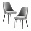 Deals 😉 Lexicon Keene 20" Mid-Century Velvet Dining Room Side Chair In Gray (Set Of 2) 🎉 1 Deals 😉 Lexicon Keene 20" Mid-Century Velvet Dining Room Side Chair In Gray (Set Of 2) 🎉 -Cheap Office Chairs Store 2251313 L