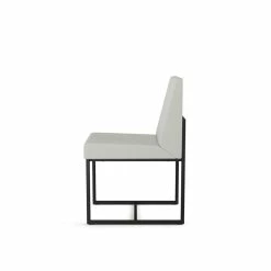 Wholesale ⭐ Amisco Derry Polyester And Metal Dining Chair In Light Gray/Black 😉 -Cheap Office Chairs Store 2257610 5 L