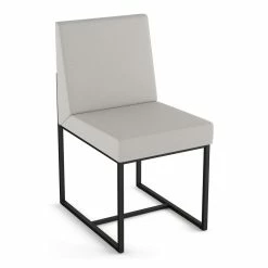 Wholesale โญ Amisco Derry Polyester And Metal Dining Chair In Light Gray/Black ๐