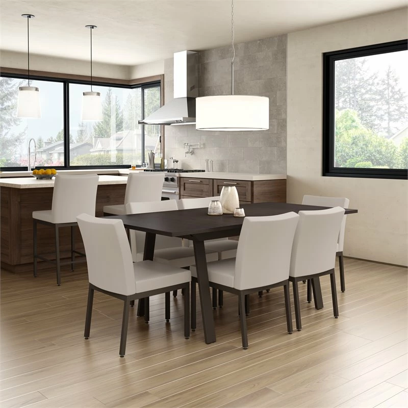 Flash Sale ๐ Amisco Perry Faux Leather And Metal Dining Chair (Set Of 2) In Cream/Dark Brown ๐คฉ 4 Flash Sale ๐ Amisco Perry Faux Leather And Metal Dining Chair (Set Of 2) In Cream/Dark Brown ๐คฉ - Image 2