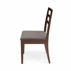 Best Pirce 🌟 Herval 36" Ladder Back Upholstered Solid Wood Dining Chair In Walnut (Set Of 2) ❤️ 10 Best Pirce 🌟 Herval 36" Ladder Back Upholstered Solid Wood Dining Chair In Walnut (Set Of 2) ❤️ -Cheap Office Chairs Store 2267195 3 L