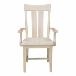 Deals ✨ International Concepts Ava Unfinished Wood Arm Chair 🔥 13 Deals ✨ International Concepts Ava Unfinished Wood Arm Chair 🔥 -Cheap Office Chairs Store 2273602 1 L