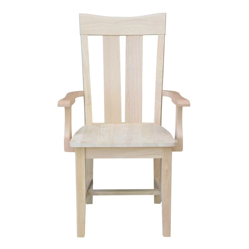 Deals ✨ International Concepts Ava Unfinished Wood Arm Chair 🔥 4 Deals ✨ International Concepts Ava Unfinished Wood Arm Chair 🔥 - Image 2