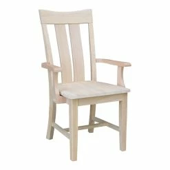 Deals ✨ International Concepts Ava Unfinished Wood Arm Chair 🔥 14 Deals ✨ International Concepts Ava Unfinished Wood Arm Chair 🔥 -Cheap Office Chairs Store 2273602 2 L