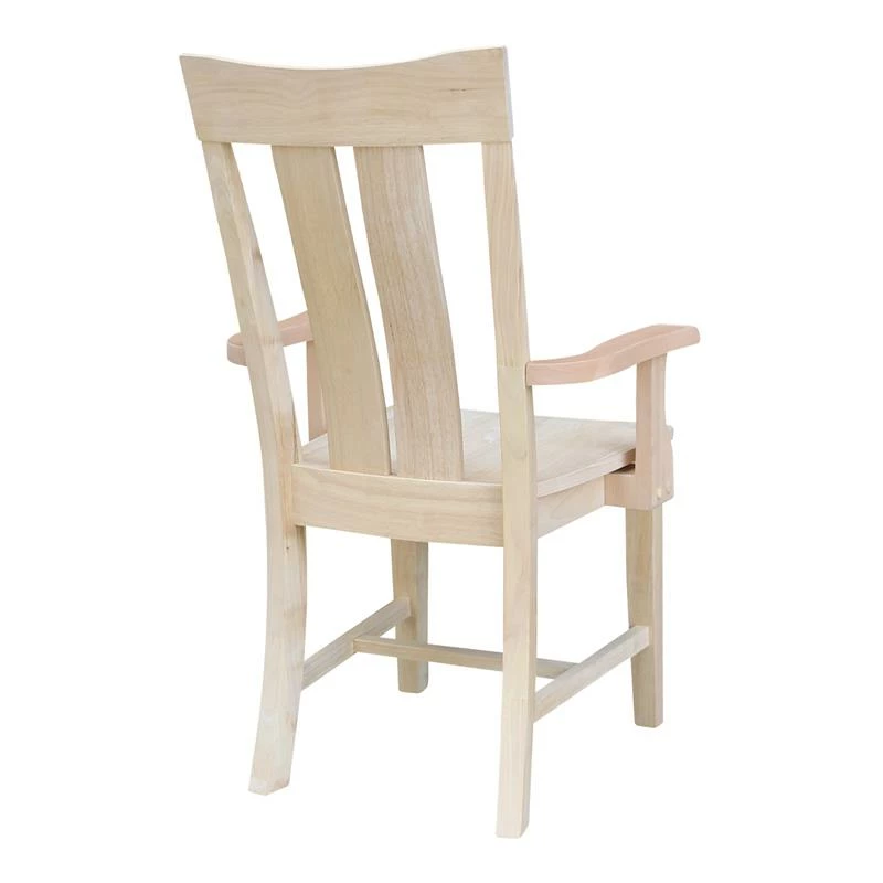 Deals ✨ International Concepts Ava Unfinished Wood Arm Chair 🔥 7 Deals ✨ International Concepts Ava Unfinished Wood Arm Chair 🔥 - Image 5