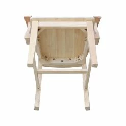 Deals ✨ International Concepts Ava Unfinished Wood Arm Chair 🔥 20 Deals ✨ International Concepts Ava Unfinished Wood Arm Chair 🔥 -Cheap Office Chairs Store 2273602 8 L