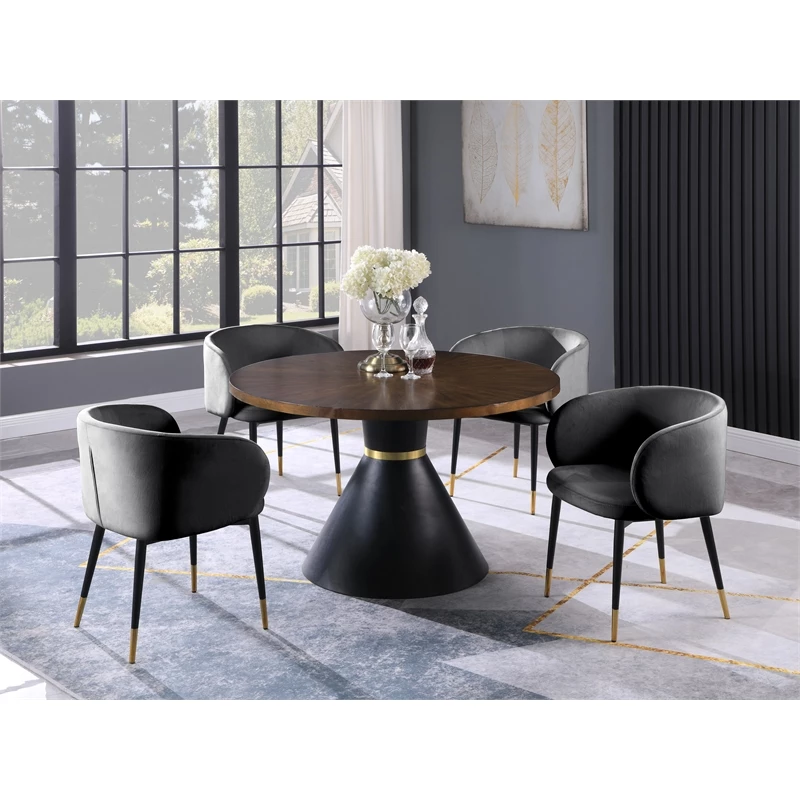 New ๐ฏ Best Master Furniture Hemingway Velvet Upholstered Side Chair In Gray Velvet โค๏ธ 4 New ๐ฏ Best Master Furniture Hemingway Velvet Upholstered Side Chair In Gray Velvet โค๏ธ - Image 2