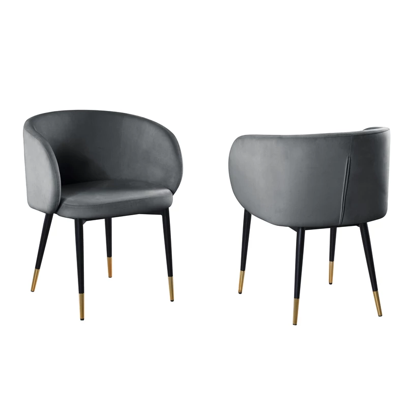 New ๐ฏ Best Master Furniture Hemingway Velvet Upholstered Side Chair In Gray Velvet โค๏ธ 3 New ๐ฏ Best Master Furniture Hemingway Velvet Upholstered Side Chair In Gray Velvet โค๏ธ