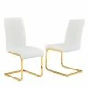 Wholesale 🎉 Best Master Furniture Alison Faux Leather Chrome Dining Side Chair In White/Gold (Set Of 2) ⌛ 2 Wholesale 🎉 Best Master Furniture Alison Faux Leather Chrome Dining Side Chair In White/Gold (Set Of 2) ⌛ -Cheap Office Chairs Store 2279004 4 L
