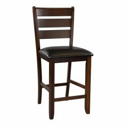 Top 10 🔔 Pemberly Row 25.5" Wood Counter Height Dining Room Chair In Oak (Set Of 2) 🧨