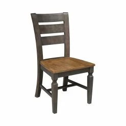 Best deal ✨ International Concepts Vista Solid Wood Ladderback Chair - Set Of 2 Chairs In Hickory/Washed Coal 👏 14 Best deal ✨ International Concepts Vista Solid Wood Ladderback Chair - Set Of 2 Chairs In Hickory/Washed Coal 👏 -Cheap Office Chairs Store 2297543 2 L
