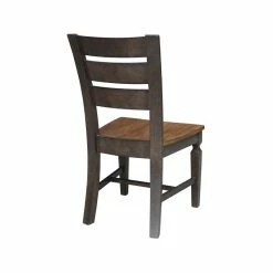 Best deal ✨ International Concepts Vista Solid Wood Ladderback Chair - Set Of 2 Chairs In Hickory/Washed Coal 👏 16 Best deal ✨ International Concepts Vista Solid Wood Ladderback Chair - Set Of 2 Chairs In Hickory/Washed Coal 👏 -Cheap Office Chairs Store 2297543 4 L