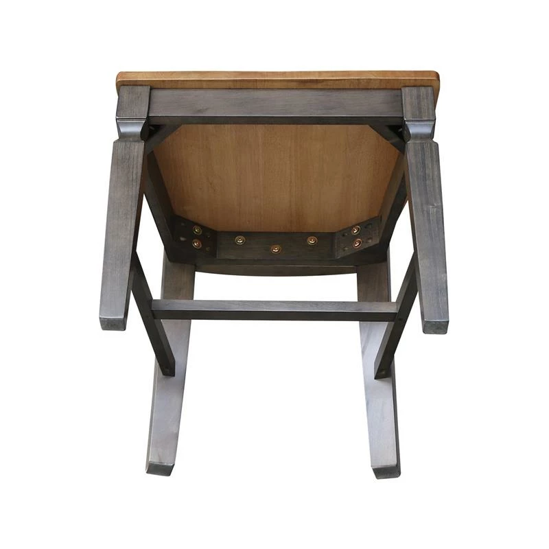 Best deal ✨ International Concepts Vista Solid Wood Ladderback Chair - Set Of 2 Chairs In Hickory/Washed Coal 👏 11 Best deal ✨ International Concepts Vista Solid Wood Ladderback Chair - Set Of 2 Chairs In Hickory/Washed Coal 👏 - Image 9