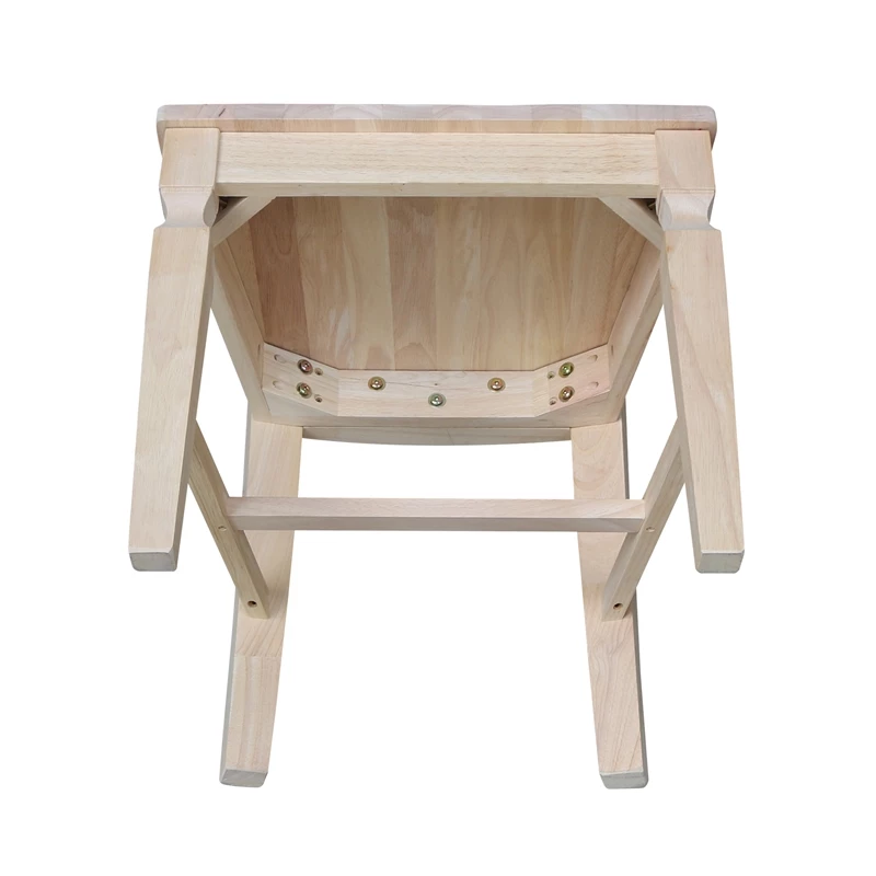 New โ๏ธ International Concepts Vista Solid Wood Ladderback Chairs - Set Of 2 - Unfinished ๐ 10 New โ๏ธ International Concepts Vista Solid Wood Ladderback Chairs - Set Of 2 - Unfinished ๐ - Image 8