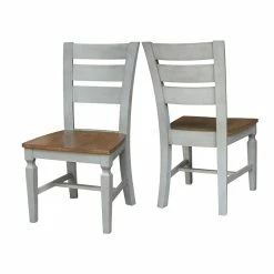 Best Pirce ๐คฉ International Concepts Vista Solid Wood Ladderback Chairs In Distressed Hickory/Stone - Set Of 2 ๐ 16 Best Pirce ๐คฉ International Concepts Vista Solid Wood Ladderback Chairs In Distressed Hickory/Stone - Set Of 2 ๐ -Cheap Office Chairs Store 2297555 5 L