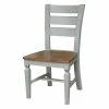 Best Pirce 🤩 International Concepts Vista Solid Wood Ladderback Chairs In Distressed Hickory/Stone - Set Of 2 🔔 2 Best Pirce 🤩 International Concepts Vista Solid Wood Ladderback Chairs In Distressed Hickory/Stone - Set Of 2 🔔 -Cheap Office Chairs Store 2297555 9 L