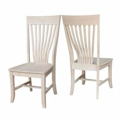 Discount 😀 International Concepts Amanda Solid Wood Chairs - Set Of 2 - Unfinished 🎁 16 Discount 😀 International Concepts Amanda Solid Wood Chairs - Set Of 2 - Unfinished 🎁 -Cheap Office Chairs Store 2297556 5 L
