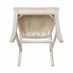 Discount 😀 International Concepts Amanda Solid Wood Chairs - Set Of 2 - Unfinished 🎁 18 Discount 😀 International Concepts Amanda Solid Wood Chairs - Set Of 2 - Unfinished 🎁 -Cheap Office Chairs Store 2297556 7 L