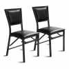 New ๐ Costway Contemporary PU Leather Folding Chair In Black Finish (Set Of 2) ๐ 2 New ๐ Costway Contemporary PU Leather Folding Chair In Black Finish (Set Of 2) ๐ -Cheap Office Chairs Store 2301236 7 L