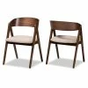 Wholesale 😀 Baxton Studio Danton Beige And Brown Finished Wood Dining Chair (Set Of 2) ⭐