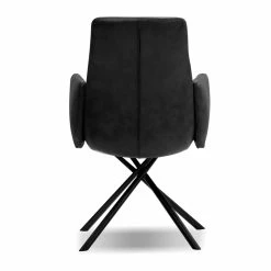 Brand new 🧨 Mobital Chavez Arm Chair Midnight Grey Leatherette- Black Legs 🧨 -Cheap Office Chairs Store 2309577 3 L