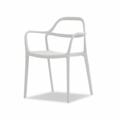 Best Sale 👍 Mobital Chewie Arm Chair White Set Of 4 ⌛
