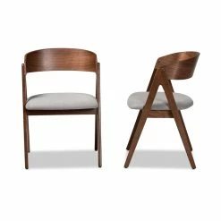 Best Sale 👍 Bowery Hill Mid-Century Grey And Brown Finished Wood 2-Piece Dining Chair Set 🥰 13 Best Sale 👍 Bowery Hill Mid-Century Grey And Brown Finished Wood 2-Piece Dining Chair Set 🥰 -Cheap Office Chairs Store 2321464 2 L