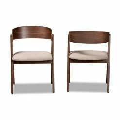 Promo ✨ Bowery Hill Mid Century Beige And Brown Finished Wood 2-Piece Dining Chair Set ⭐ 16 Promo ✨ Bowery Hill Mid Century Beige And Brown Finished Wood 2-Piece Dining Chair Set ⭐ -Cheap Office Chairs Store 2321493 5 L