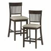 Outlet 😀 Lexicon Balin Counter Height Wood Slat Back Dining Chair Set In Brown (Set Of 2) 🥰 1 Outlet 😀 Lexicon Balin Counter Height Wood Slat Back Dining Chair Set In Brown (Set Of 2) 🥰 -Cheap Office Chairs Store 2321573 L
