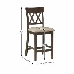 Top 10 ๐ Lexicon Balin Counter Height Wood Crossback Dining Chair Set In Brown (Set Of 2) ๐คฉ 14 Top 10 ๐ Lexicon Balin Counter Height Wood Crossback Dining Chair Set In Brown (Set Of 2) ๐คฉ -Cheap Office Chairs Store 2321574 5 L