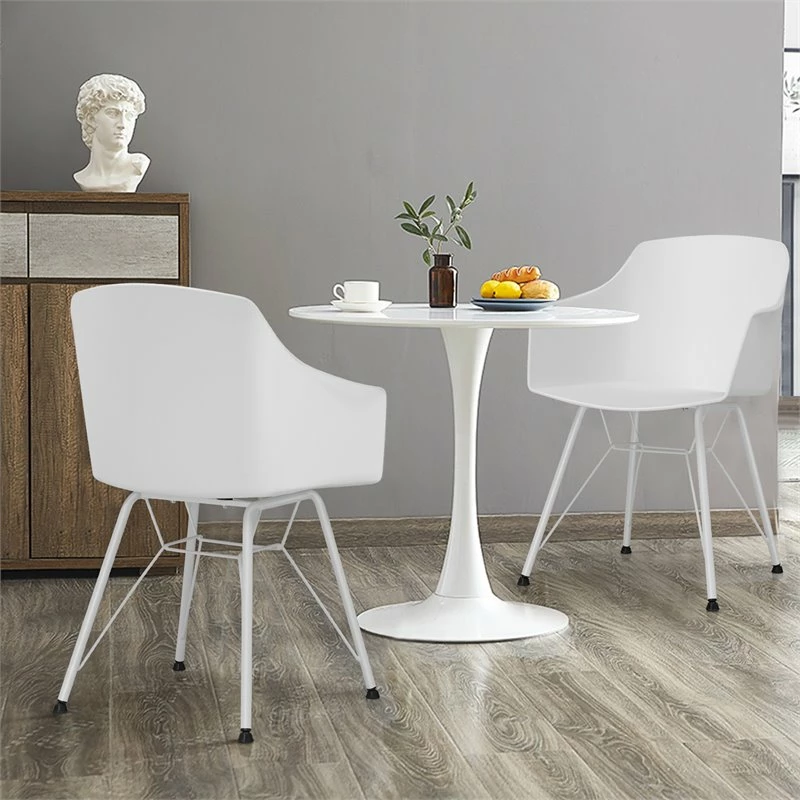 Best reviews of โ๏ธ Costway Plastic And Iron Dining Chair With Curved Backrest In White (Set Of 2) ๐งจ 4 Best reviews of โ๏ธ Costway Plastic And Iron Dining Chair With Curved Backrest In White (Set Of 2) ๐งจ - Image 2