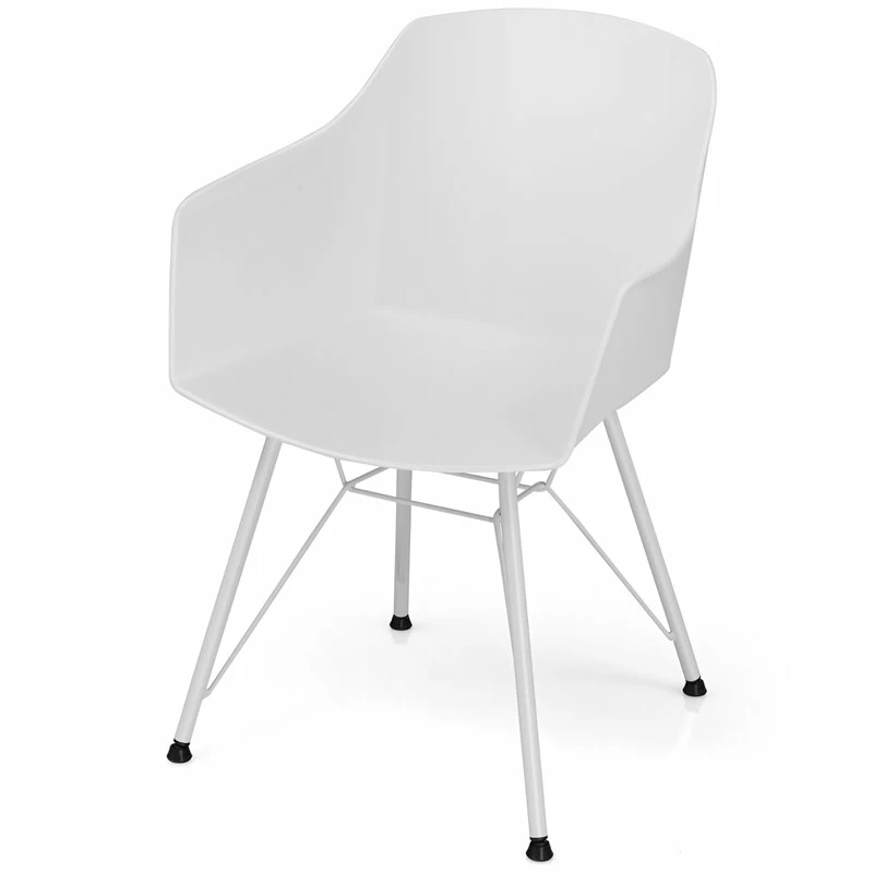 Best reviews of โ๏ธ Costway Plastic And Iron Dining Chair With Curved Backrest In White (Set Of 2) ๐งจ 6 Best reviews of โ๏ธ Costway Plastic And Iron Dining Chair With Curved Backrest In White (Set Of 2) ๐งจ - Image 4