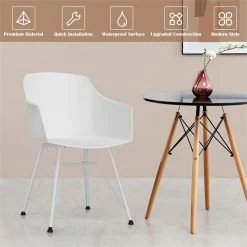 Best reviews of โ๏ธ Costway Plastic And Iron Dining Chair With Curved Backrest In White (Set Of 2) ๐งจ 19 Best reviews of โ๏ธ Costway Plastic And Iron Dining Chair With Curved Backrest In White (Set Of 2) ๐งจ -Cheap Office Chairs Store 2326299 5 L