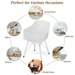 Best reviews of โ๏ธ Costway Plastic And Iron Dining Chair With Curved Backrest In White (Set Of 2) ๐งจ 20 Best reviews of โ๏ธ Costway Plastic And Iron Dining Chair With Curved Backrest In White (Set Of 2) ๐งจ -Cheap Office Chairs Store 2326299 6 L