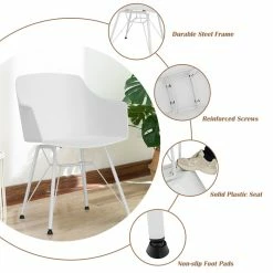 Best reviews of โ๏ธ Costway Plastic And Iron Dining Chair With Curved Backrest In White (Set Of 2) ๐งจ 22 Best reviews of โ๏ธ Costway Plastic And Iron Dining Chair With Curved Backrest In White (Set Of 2) ๐งจ -Cheap Office Chairs Store 2326299 8 L