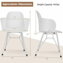 Best reviews of ๐ Costway Plastic And Iron Dining Chair With Petal-Shape Seat In White (Set Of 2) ๐ฅ 15 Best reviews of ๐ Costway Plastic And Iron Dining Chair With Petal-Shape Seat In White (Set Of 2) ๐ฅ -Cheap Office Chairs Store 2326301 10 L