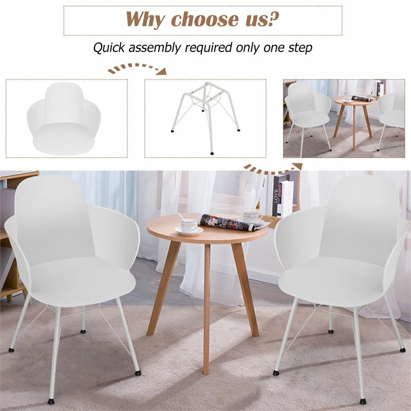 Best reviews of ๐ Costway Plastic And Iron Dining Chair With Petal-Shape Seat In White (Set Of 2) ๐ฅ 10 Best reviews of ๐ Costway Plastic And Iron Dining Chair With Petal-Shape Seat In White (Set Of 2) ๐ฅ - Image 8