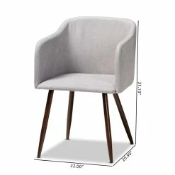 Wholesale ๐ Bowery Hill Grey Upholstered And Walnut Finished 2-Piece Dining Chair Set ๐ 12 Wholesale ๐ Bowery Hill Grey Upholstered And Walnut Finished 2-Piece Dining Chair Set ๐ -Cheap Office Chairs Store 2334412 2 L