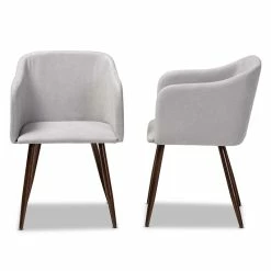 Wholesale ๐ Bowery Hill Grey Upholstered And Walnut Finished 2-Piece Dining Chair Set ๐ 14 Wholesale ๐ Bowery Hill Grey Upholstered And Walnut Finished 2-Piece Dining Chair Set ๐ -Cheap Office Chairs Store 2334412 4 L