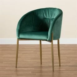 Flash Sale ⭐ Baxton Studio Ballard Green Velvet Fabric And Gold Finished Metal Dining Chair 👏 21 Flash Sale ⭐ Baxton Studio Ballard Green Velvet Fabric And Gold Finished Metal Dining Chair 👏 -Cheap Office Chairs Store 2336042 9 L
