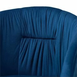 Deals ✨ Baxton Studio Ballard Navy Blue Velvet And Gold Finished Metal Dining Chair ⭐ -Cheap Office Chairs Store 2336044 5 L
