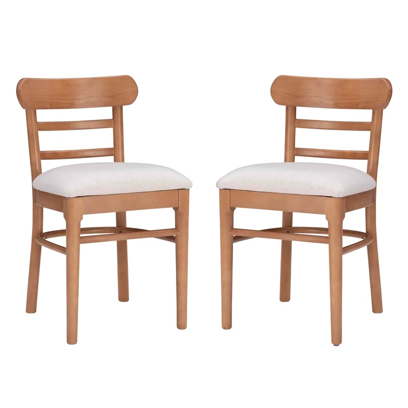 Best deal ๐ Linon Hunter Wood Set Of Two Chairs In Brown ๐ 3 Best deal ๐ Linon Hunter Wood Set Of Two Chairs In Brown ๐