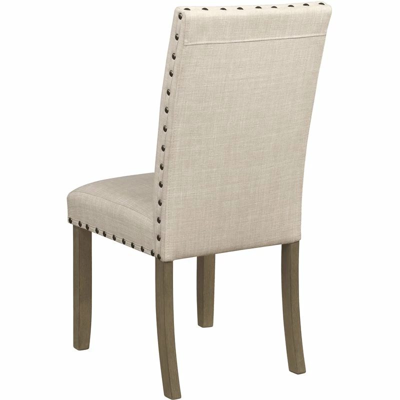 Outlet โ๏ธ Coaster Coleman Upholstered Side Chair In Beige And Rustic Brown ๐ฏ 5 Outlet โ๏ธ Coaster Coleman Upholstered Side Chair In Beige And Rustic Brown ๐ฏ - Image 3