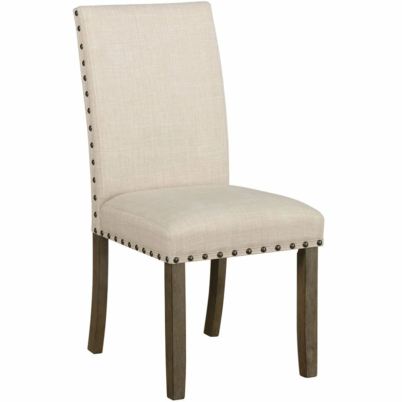 Outlet โ๏ธ Coaster Coleman Upholstered Side Chair In Beige And Rustic Brown ๐ฏ 3 Outlet โ๏ธ Coaster Coleman Upholstered Side Chair In Beige And Rustic Brown ๐ฏ