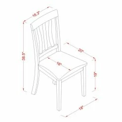 Outlet โญ East West Furniture Antique 39" Wood Dining Chair With Cushion In Oak (Set Of 2) ๐ฅฐ 7 Outlet โญ East West Furniture Antique 39" Wood Dining Chair With Cushion In Oak (Set Of 2) ๐ฅฐ -Cheap Office Chairs Store 2352146 2 L