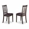 Top 10 👏 East West Furniture Antique 39" Leather Dining Chairs In Cappuccino (Set Of 2) 🤩 -Cheap Office Chairs Store 2352187 L