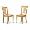 New 🧨 East West Furniture Avon 36" Wood Dining Chairs In Elegant Oak (Set Of 2) ✨ -Cheap Office Chairs Store 2352189 L