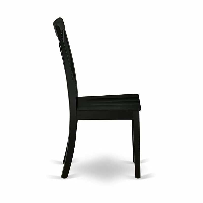 Cheap ⌛ East West Furniture Boston 11" Wood Dining Chairs In Black (Set Of 2) 👏 7 Cheap ⌛ East West Furniture Boston 11" Wood Dining Chairs In Black (Set Of 2) 👏 - Image 5